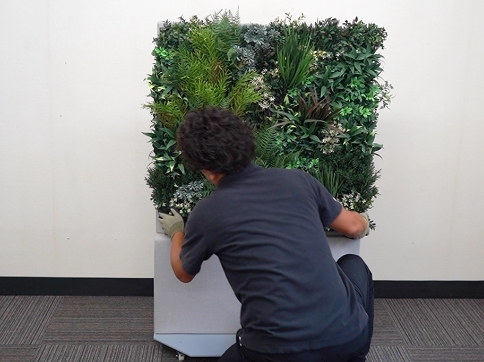 ビスタフォリア®を設置し完成。